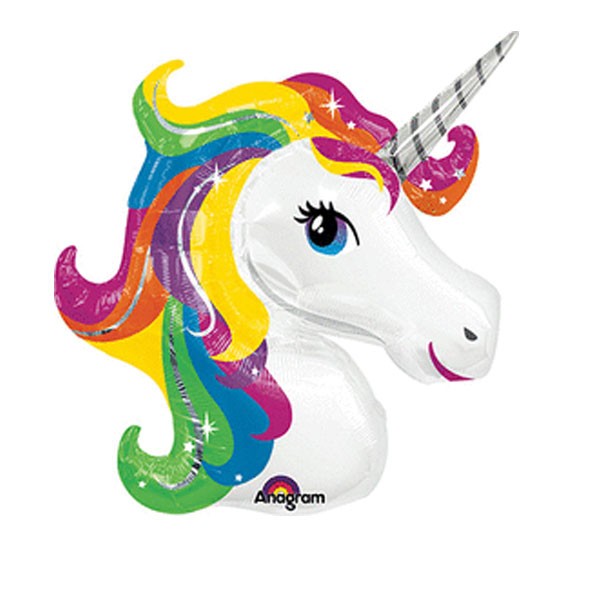 Rainbow Mane Unicorn Balloon