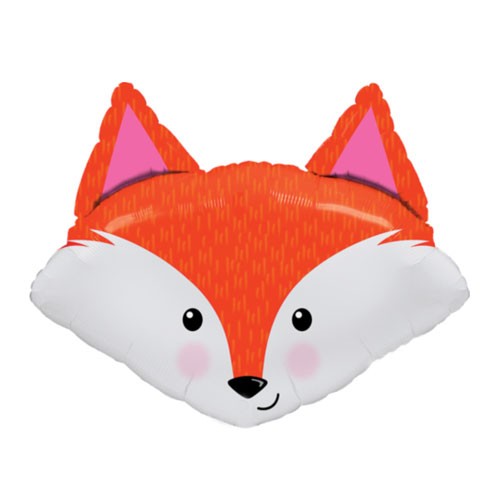 Load image into Gallery viewer, Fox Head Forest Animals Helium Balloon.
