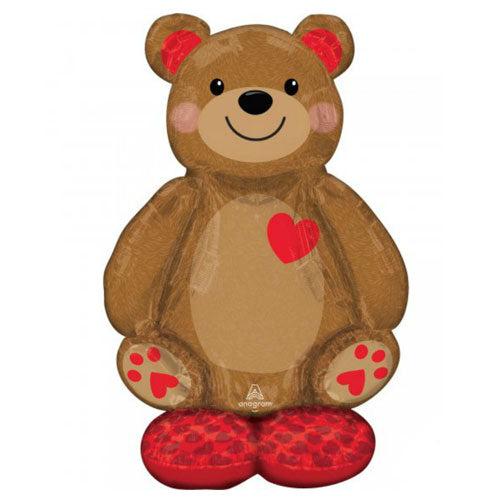 Love Bear Balloon display for a Valentines's Day gift, Wedding Anniversary or a Surprise Proposal.