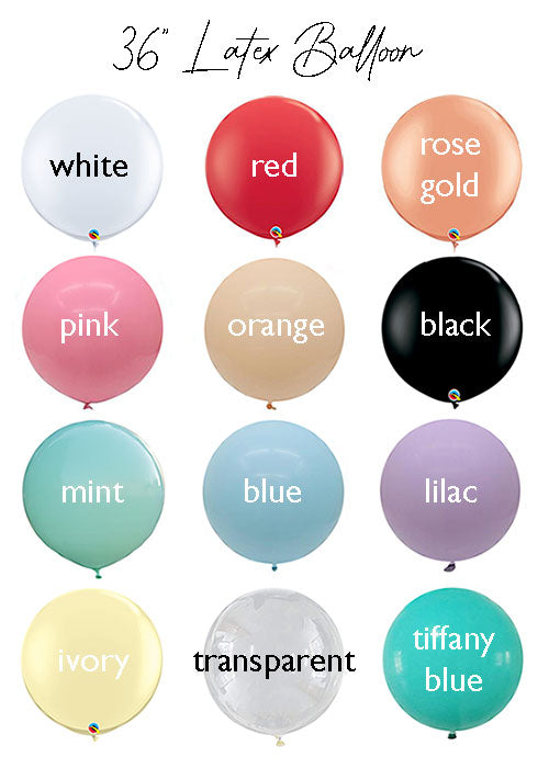 Customised 36" Balloon with 16" Number & Confetti Latex Balloon Bouquet