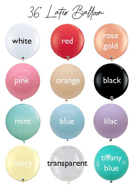 Customised 36" Balloon with 16" Number Chrome Latex Balloon Bouquet