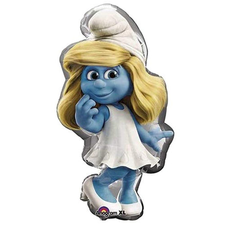 36" Smurf Smurfette Foil Balloon