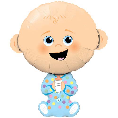 38" Baby Boy Foil Balloon