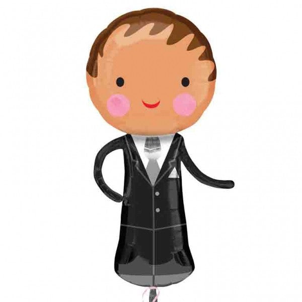 40" Handsome Groom Wedding Balloon