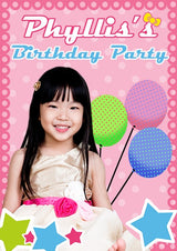 How about a poster board to welcome your guests at the party entrance?