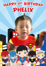 Milestone Board for the superheroes babies.