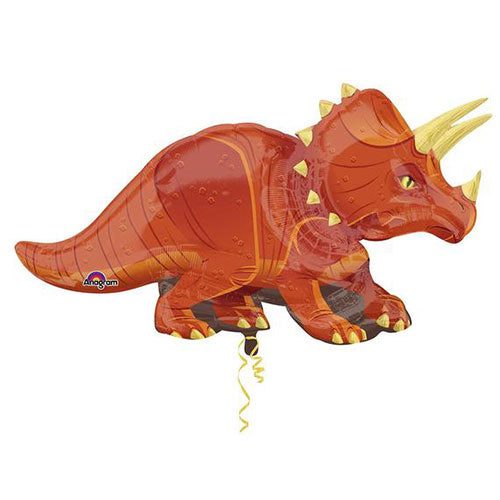 Load image into Gallery viewer, Triceratops dinosaur balloon in Singapore!
