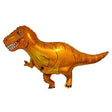 Orange T Rex Dinosaur Balloon.