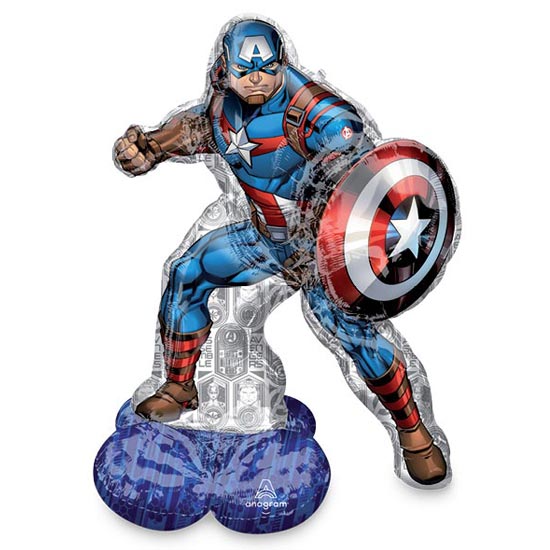 48" Marvel Avengers Captain America Airloonz Balloon