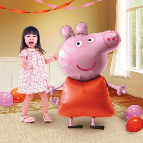 Load image into Gallery viewer, 48&amp;quot; Peppa Pig Airwalker Balloon
