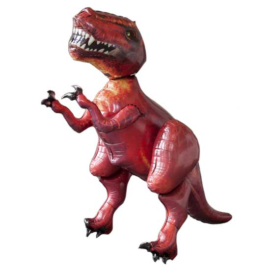 Giant T Rex Dinosaur Air walker. Fill with helium and have a giant sized dinosaur standing at your door!