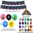 Among Us Birthday party decoration kit.
