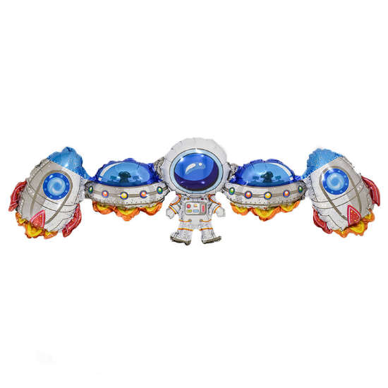 Spaceship Balloon Garland for party decoration