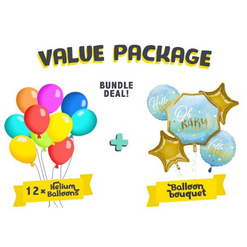 Baby Shower Balloons Value Package
