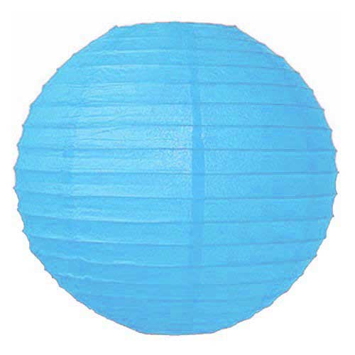 Blue Paper Lantern - Have a elaborated and outstanding party decoration to have for your party event. Put up these captivating chevron stripes paper lanterns with some balloons, pompoms with matching colours and have a fascinating party decoration.