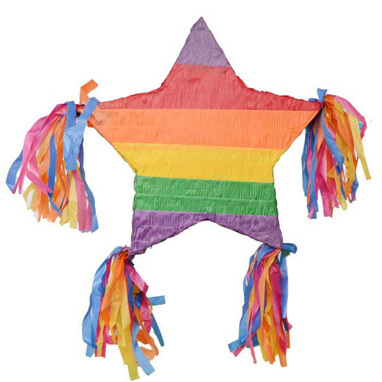 Star themed party with a tiara shaped pinata - great for decoration and party games