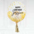 Customised Gold Confetti Bubble Balloon