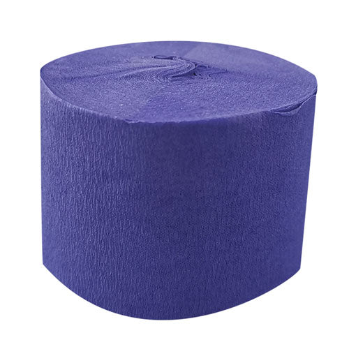 Dark Blue Crepe Paper Party Streamer