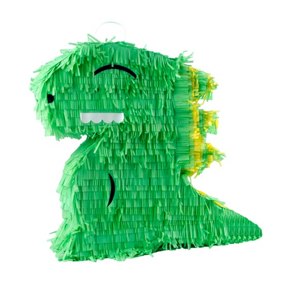Dinosaur shaped pinata for the little ones to have some great party activities for the birthday celebration.