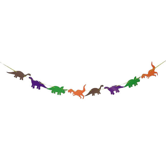 Dinosaurs Cutout Banner for birthday party decoration.