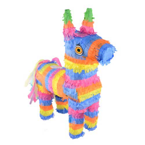Donkey Pinata - An interesting inclusion for the perfect party. Decorates and provides a fun game for the kids!