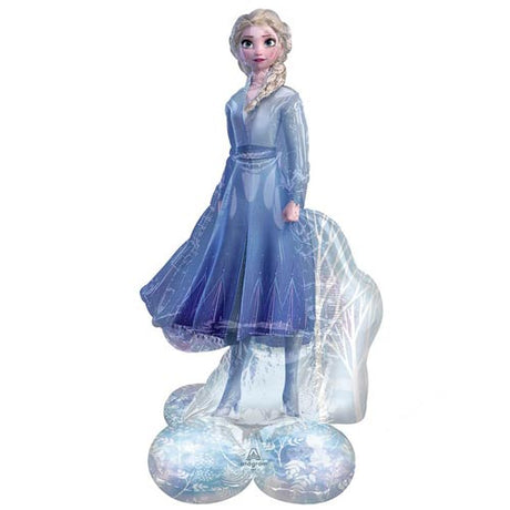 Frozen Elas Airloonz Balloon Display in life size standee.