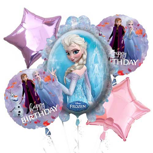 Frozen Ballon Bouquet for a great Happy Birthday Shoutout!