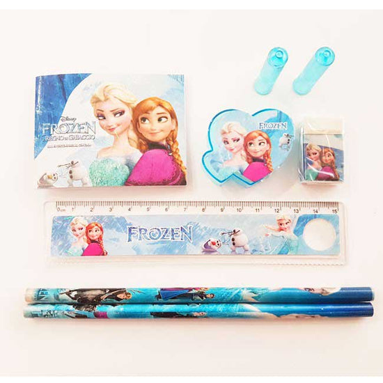Load image into Gallery viewer, Frozen Stationery Set featuring Queen Elsa and Princess Anna A perfect favor gift pack to mark the fun and interesting Birthday Party. 
