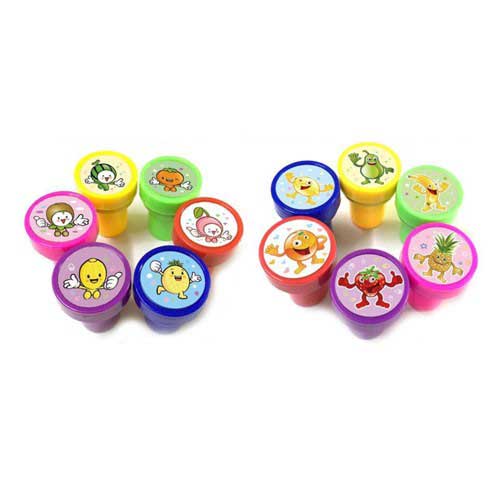 Fruits Cartoon Stampers for your party goodie bags. Included 10pcs in a pack.