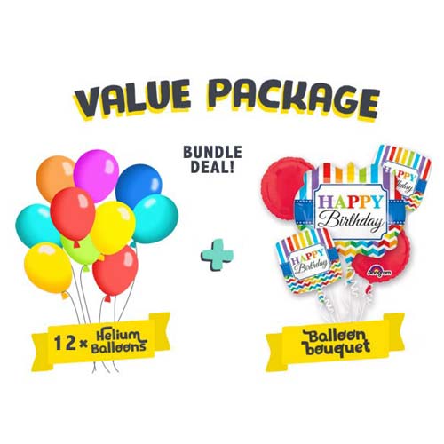 Birthday Balloons Value Package