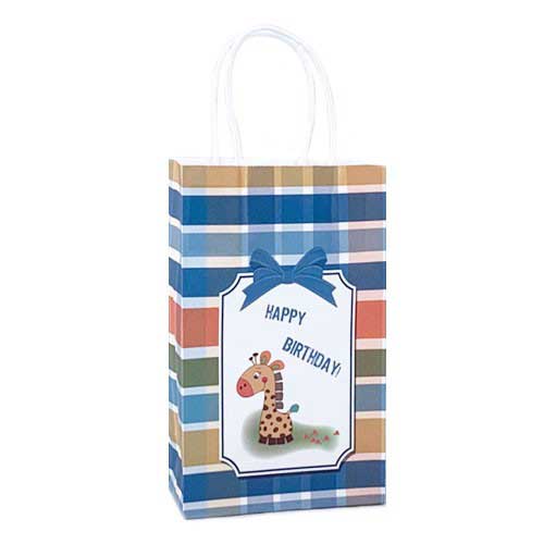 Giraffe Birthday Paper Bags