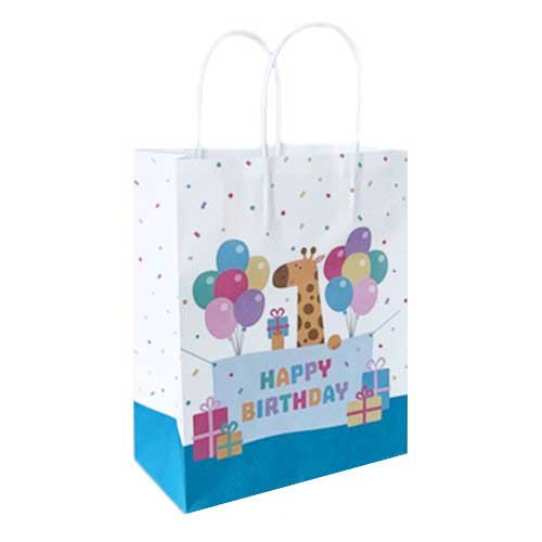 Giraffe Presents Large Birthday Paper Gift Bags
