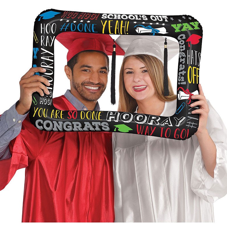 Load image into Gallery viewer, Graduation Selfie Photo Frame Balloon (Airfilled)
