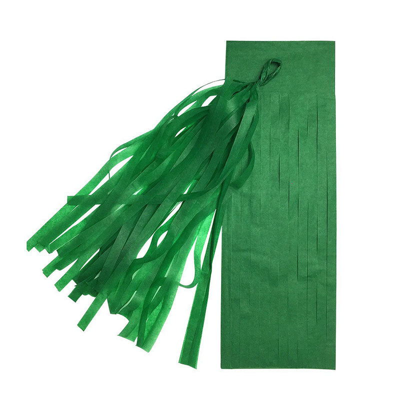 Grass Green Party Paper Tassels