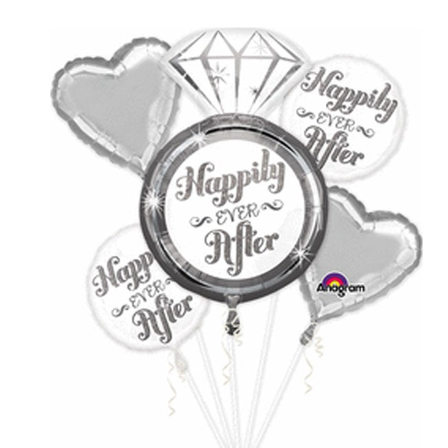 Happily Ever After Wedding Balloon Bouquet