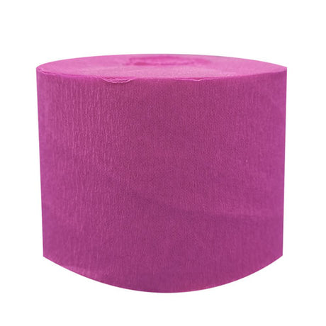 Hot Pink Crepe Streamer roll.