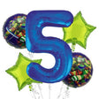 Ninja Turtle Jumbo Number Balloon Bouquet.