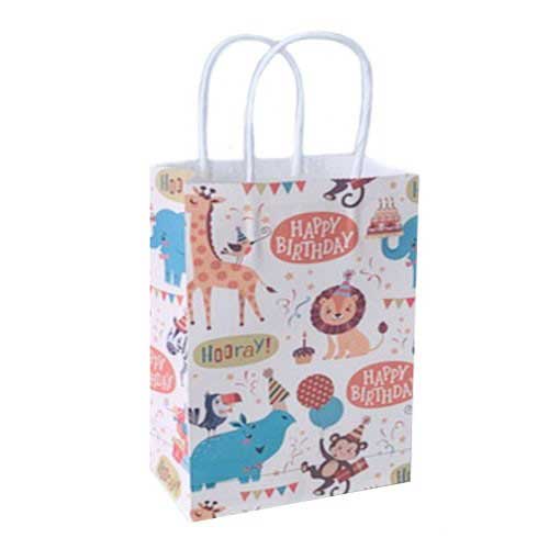Load image into Gallery viewer, Jungle Animals Large Paper Gift Bags
