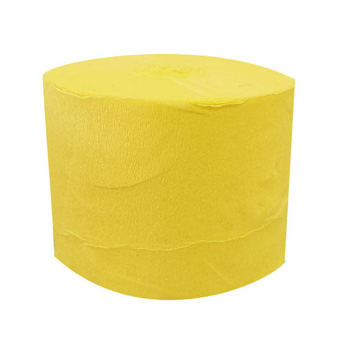 Light Yellow Crepe Paper Party Streamer