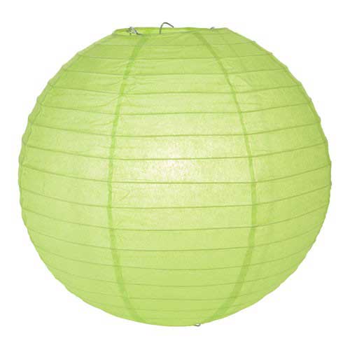 Lime Green Paper Lantern - Have a elaborated and outstanding party decoration to have for your party event. Put up these captivating chevron stripes paper lanterns with some balloons, pompoms with matching colours and have a fascinating party decoration.