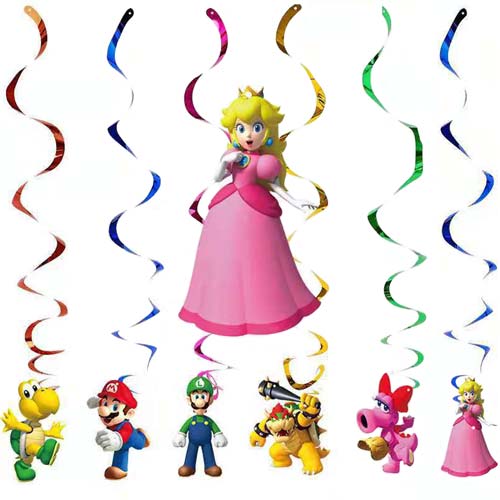 Super Mario Party Swirl Decoration