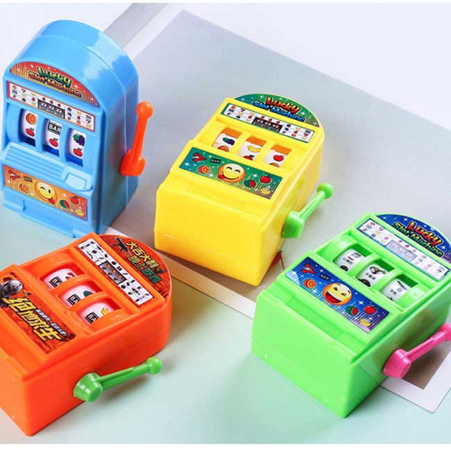 Jackpot mini toy game in various colours.