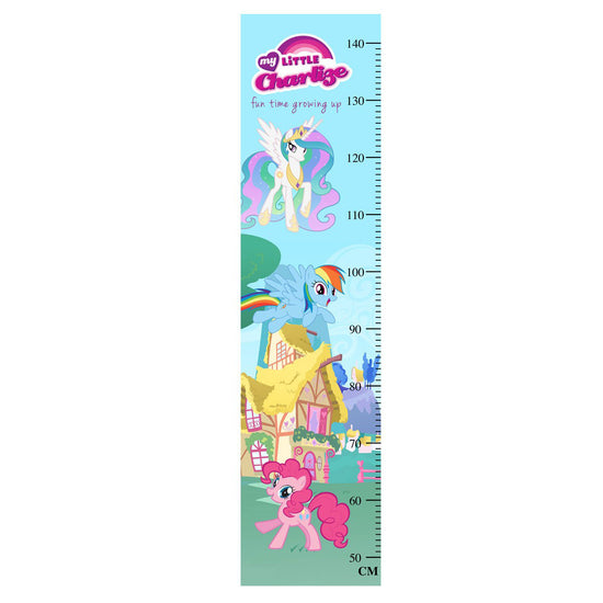 My Little Pony Growth chart with Rainbow Dash and Pinkie Pie.