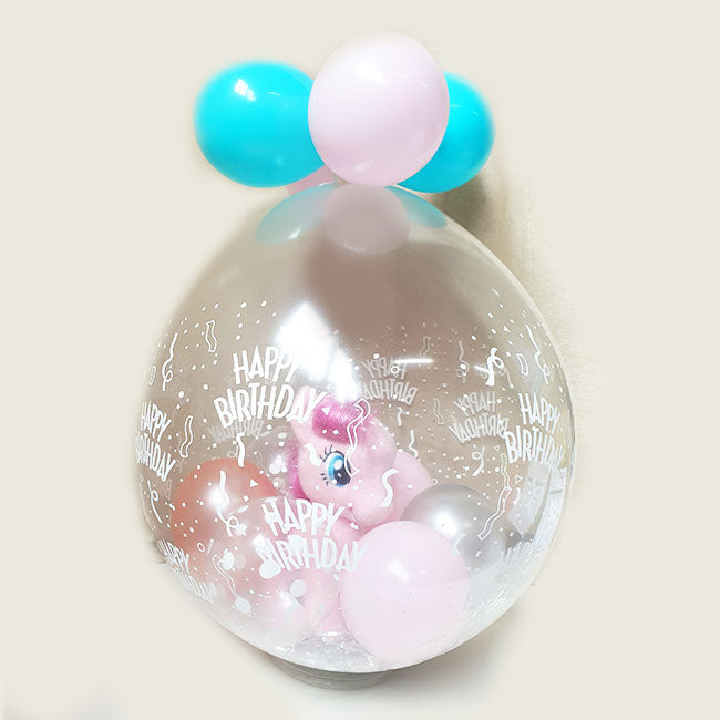 Pinkie Pie Soft toy in a balloon gift.