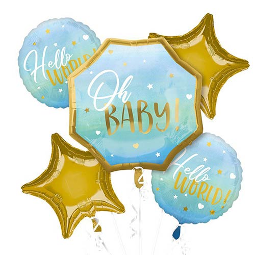 Oh Baby Boy Balloon Bouquet