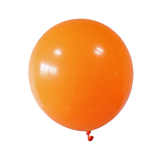36 inch jumbo sized balloon in orange to set up for your youthful themed garland or party backdrop.