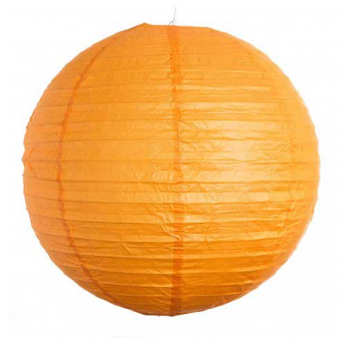 Orange Paper Lantern - Have a elaborated and outstanding party decoration to have for your party event. Put up these captivating chevron stripes paper lanterns with some balloons, pompoms with matching colours and have a fascinating party decoration.