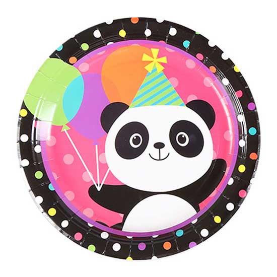 Panda-Monium Party Plates