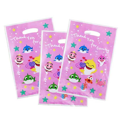Baby Shark Pink Treat Bags (10pc)