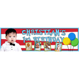 Blue Fantastic Banner - a premium option for you to display the photos for what you have come through.